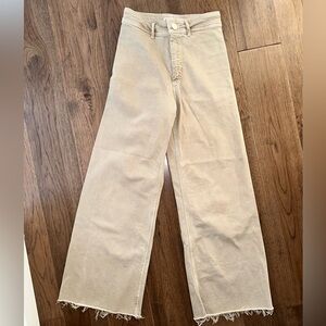 Zara high waist marine jeans